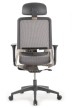 Кресло для персонала Riva Design Chair WORK W-218C темно-серая сетка - 4