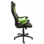 Геймерское кресло Woodville Leon черное / зеленое - 2