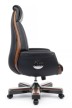Кресло для руководителя Riva Design Byron YS1505A черная кожа - 2
