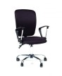 Кресло для персонала Chairman 9801 15-21 черный хром