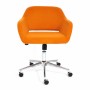 Кресло для персонала TetChair Modena оранжевый флок - 1