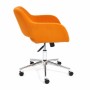 Кресло для персонала TetChair Modena оранжевый флок - 2