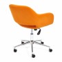 Кресло для персонала TetChair Modena оранжевый флок - 3